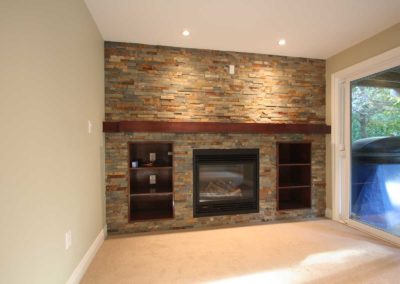 courtice basement fireplace 5