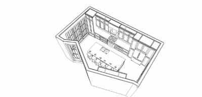 2D Kitchen Renovation Drawing
